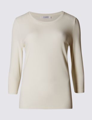 Pure Cotton 3/4 Sleeve Top